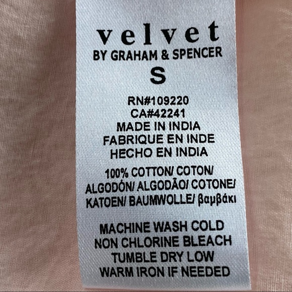 Velvet Evie Boho Lace Peasant Top - Picture 16 of 16